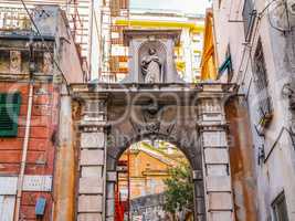 Genoa old town HDR