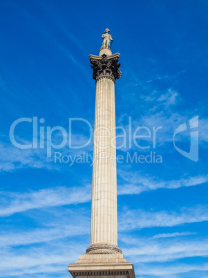 Nelson Column London HDR