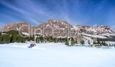 The Austrian Alps in winter