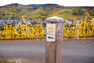 Schild Moselsteig