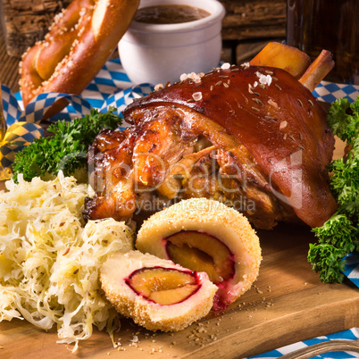oktoberfest pork with Sauerkraut