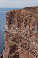 Steilwand von der Insel Helgoland