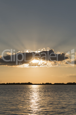 Sonnenuntergang an der Nordsee