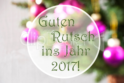 Blurry Balls, Rose Quartz, Guten Rutsch 2017 Means New Year