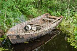 Boat wooden old