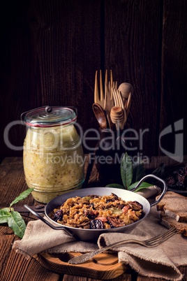 Old Polish traditional bigos