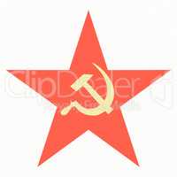 Communist star vintage