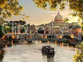 Bridge of Saint Angelo in Rome