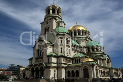 Saint Alexander Nevsky orthodox cathedral in Sofia, Bulgaria