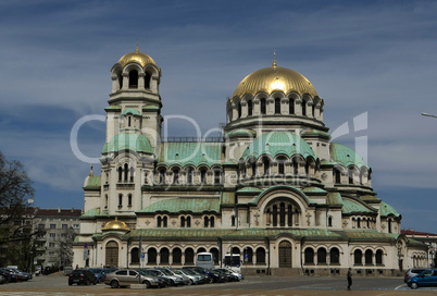 Saint Alexander Nevsky orthodox cathedral in Sofia, Bulgaria