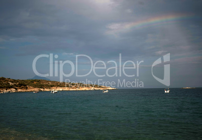 Kriaristi beach on Sithonia, Greece