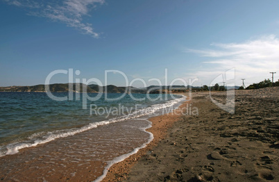 beach of Sithonia, Greece