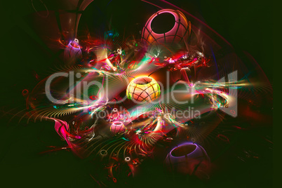 Fractal image: "new year style"