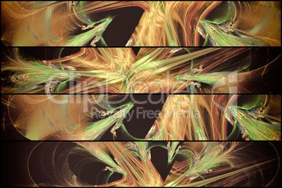 Fractal image: "Autumn leaves"