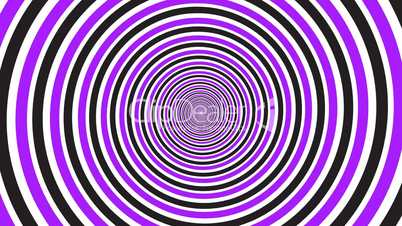 Hypnotic rotating spiral - seamless loop