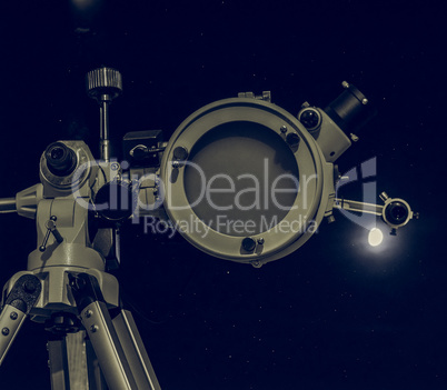 Astronomical telescope vintage