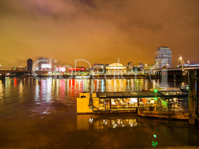 River Thames South Bank, London HDR