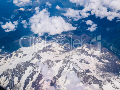 Alps glacier HDR