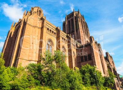 Liverpool Cathedral in Liverpool HDR