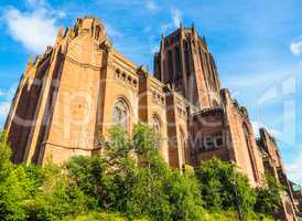 Liverpool Cathedral in Liverpool HDR