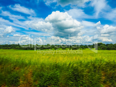 English country landscape HDR