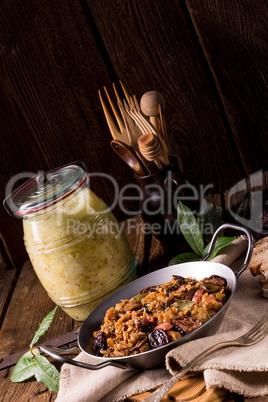 Old Polish traditional bigos