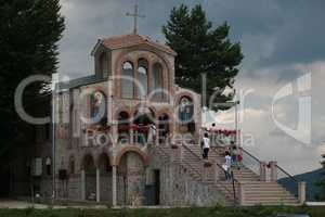 Pilgrims are visiting Krastova Gora church