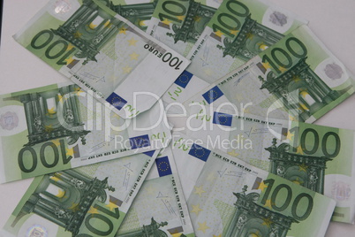 euro money banknotes