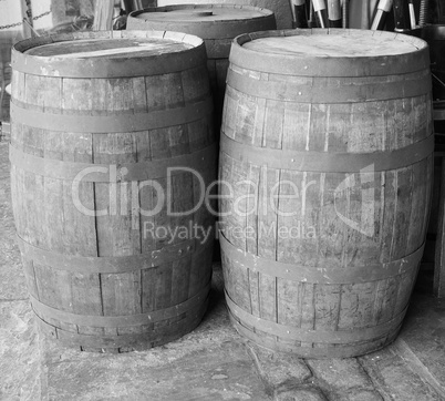 Barrel cask for wine or beer
