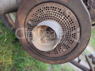 Old motor pulley