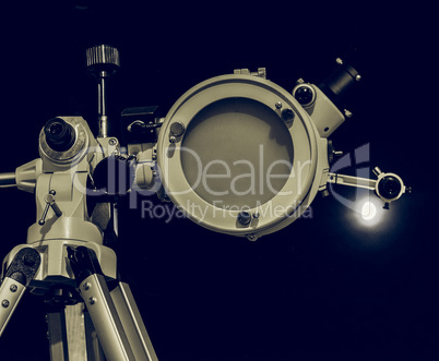 Astronomical telescope vintage
