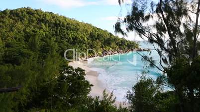 Tropical beach of Anse Georgette, Seychelles