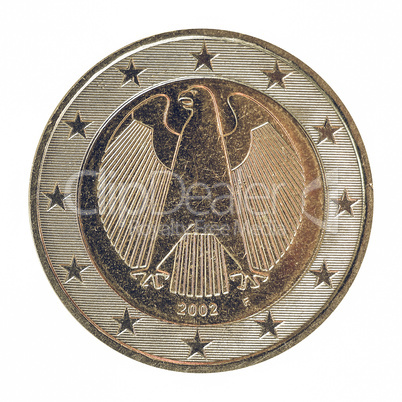 Vintage German Euro coin