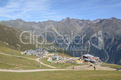 Baustelle bei Hochsölden