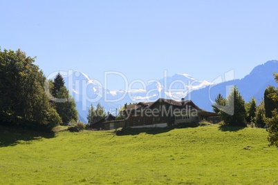 Landschaft bei Interlaken, Schweiz