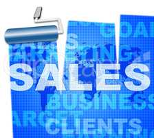 Business Sales Means Trade Selling And Commerce