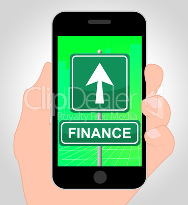 Finance Folder Represents Financial Investment 3d Illustration