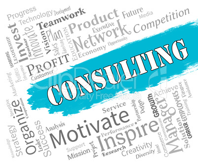 Consulting Words Represent Seek Advice And Explain