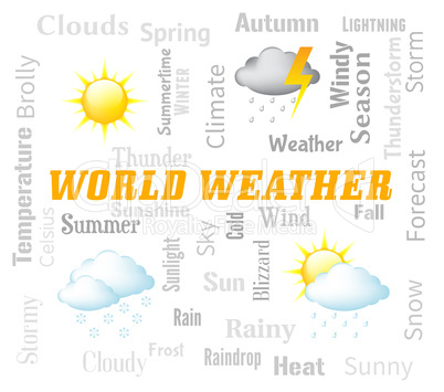 World Weather Represents Global Meteorological Conditions Foreca