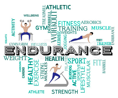 Fitness Endurance Means Working Out And Exercise