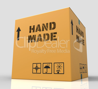 Hand Made Shows Handcrafted Product 3d Rendering