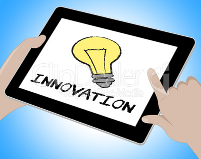 Innovation Online Means Creative Breakthrough 3d Illustration