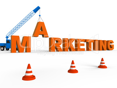 Do Marketing Means Seo Sales 3d Rendering