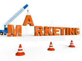 Do Marketing Means Seo Sales 3d Rendering