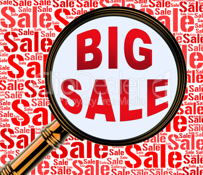 Big Sale Shows Massive Discounts 3d Rendering