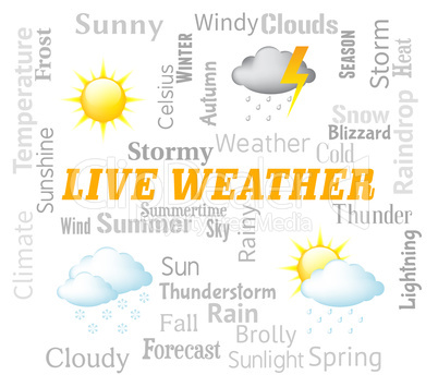 Live Weather Represents Meteorological Conditions And Outlook No
