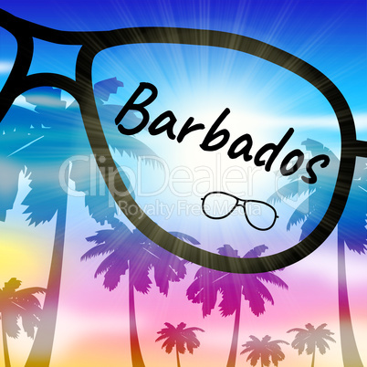 Barbados Vacation Indicates Caribbean Holiday And Leave