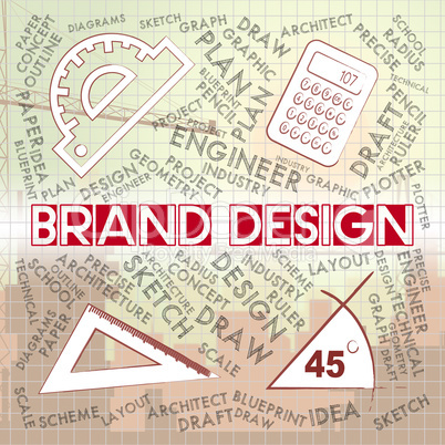 Brand Design Shows Branding Concept And Logo