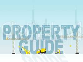 Property Guide Indicates Real Estate Information 3d Illustration