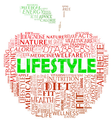 Lifestyle Apple Shows Life Choice And Living